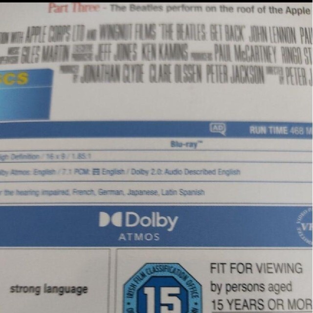 おまけ付 ビートルズ blu-ray get back 本国UK版 日本語字幕の通販 by