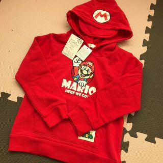 バンダイ(BANDAI)のマリオ パーカー 120cm USJ/ユニバに☆(Tシャツ/カットソー)