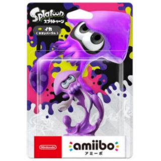 ニンテンドウ(任天堂)のamiibo イカ【ネオンパープル】 (スプラトゥーンシリーズ)(家庭用ゲームソフト)