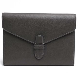 アカーテ(ACATE)のアカーテ／ACATE 財布 ウォレット メンズ 男性 男性用レザー 革 本革 グレー 灰色  Tivano Calf Leather Wallet マルチケースウォレット 小銭入れあり 三つ折り シボ革 シュリンクレザー(長財布)