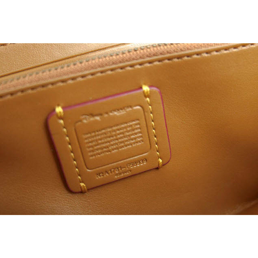 コーチ／COACH 長財布 財布 ウォレット レディース 女性 女性用レザー 革 本革  F58939 Accordion Zip Wallet In Glove Calf Leather With Mickey アコーディオン ジップ ウォレット ウィズ ミッキー ミッキーマウス 小銭入れあり ラウンドジップ ラウンドファスナー 5