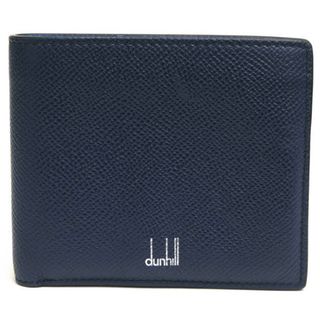 ダンヒル(Dunhill)のダンヒル／Dunhill 財布 ウォレット メンズ 男性 男性用レザー 革 本革 ネイビー 紺  DU18F2300CA410R CADOGAN 8CC Billford Wallet カドガン ビルフォールド 小銭入れなし 札入れ 二つ折り(長財布)