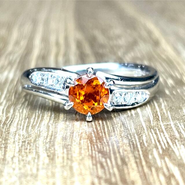 国産品 ガーネット Pt950 お色味綺麗!田崎 - TASAKI ダイヤ M972 5.02