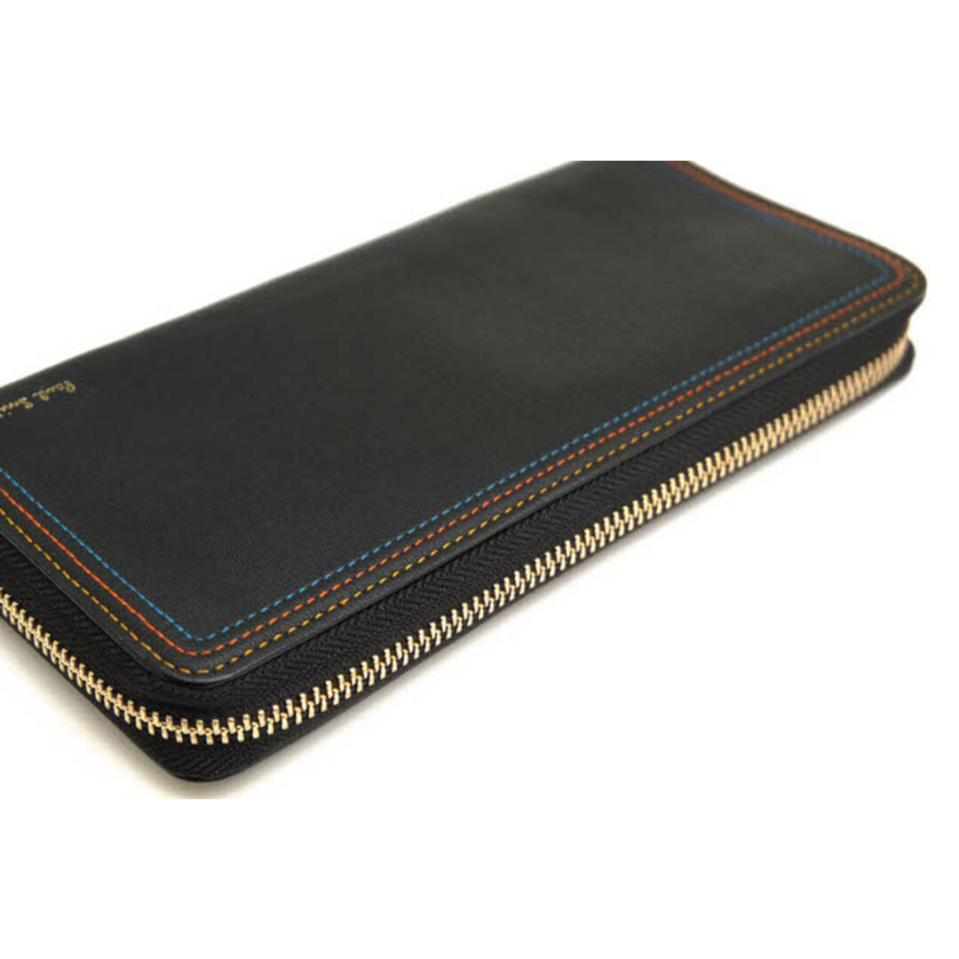ポールスミス/Paul Smith 長財布 財布 ウォレット メンズ 男性 男性用レザー 革 本革 ブラック 黒 PSC697 ストライプステッチ 小銭入れあり ラウンドジップ ラウンドファスナー ポールスミス/Paul Smith 長財布 財布 ウォレット メンズ 男性 男性用レザー 革 本革 ブラック 黒 PSC697 ストライプステッチ 小銭入れあり ラウンドジップ ラウンドファスナー