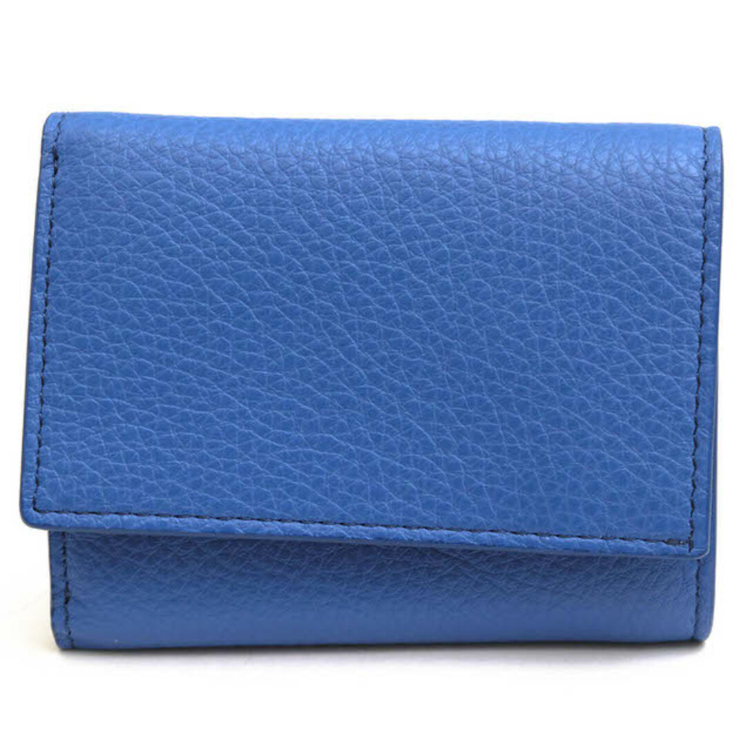 ポーター 吉田カバン／PORTER 財布 ウォレット メンズ 男性 男性用レザー 革 本革 ブルー 青  029-03887 ARRANGE WALLET アレンジ コンパクトウォレット 小銭入れあり 三つ折り シボ革 シュリンクレザー