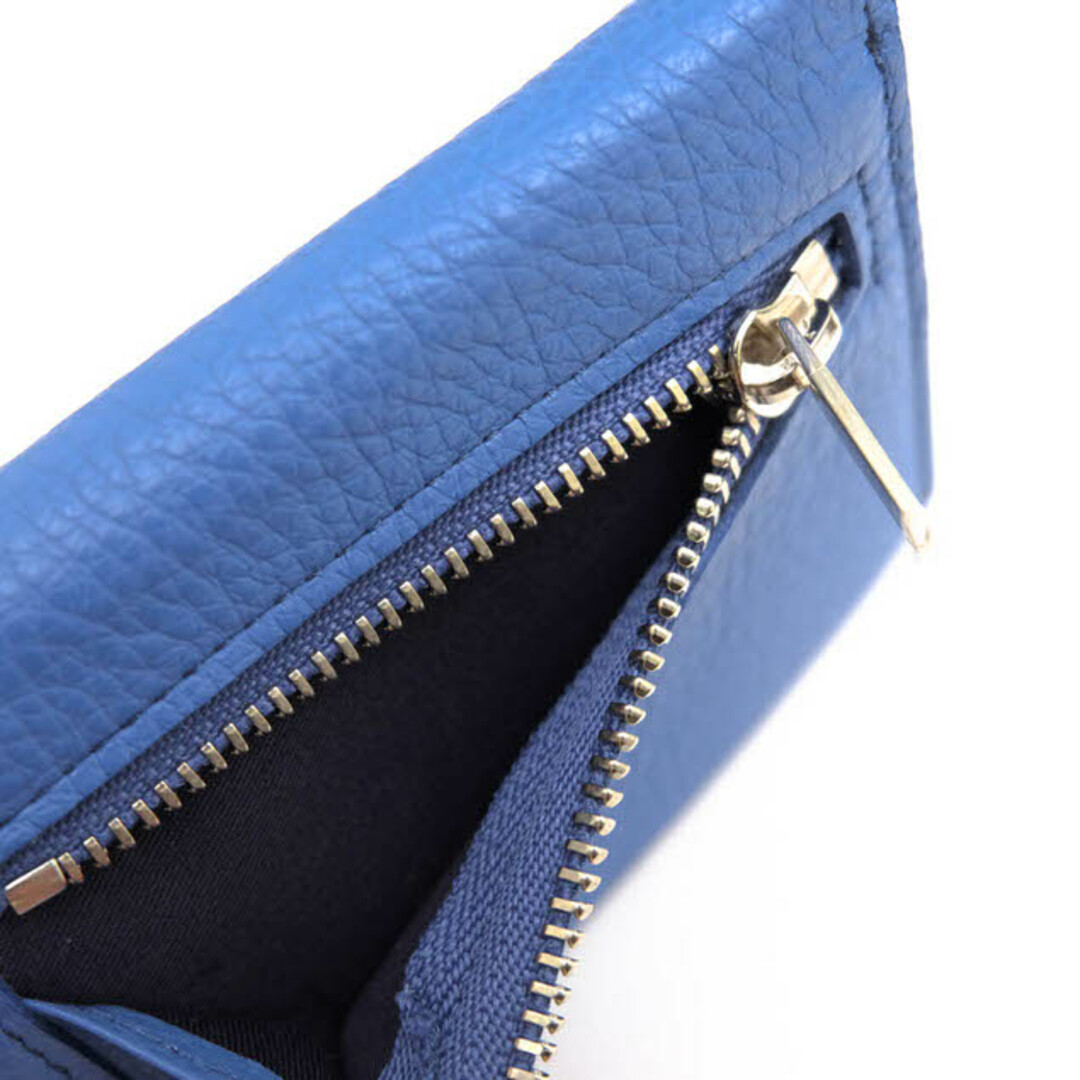 ポーター 吉田カバン/PORTER 財布 ウォレット メンズ 男性 男性用レザー 革 本革 ブルー 青 029-03887 ARRANGE WALLET アレンジ コンパクトウォレット 小銭入れあり 三つ折り シボ革 シュリンクレザー