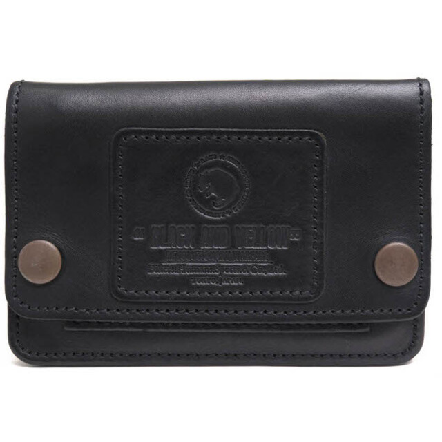 ポーター 吉田カバン／PORTER 財布 ウォレット メンズ 男性 男性用レザー 革 本革 ブラック 黒  19RA-0608 SHORT LEATHER WALLET トラッカーウォレット 小銭入れあり 二つ折り