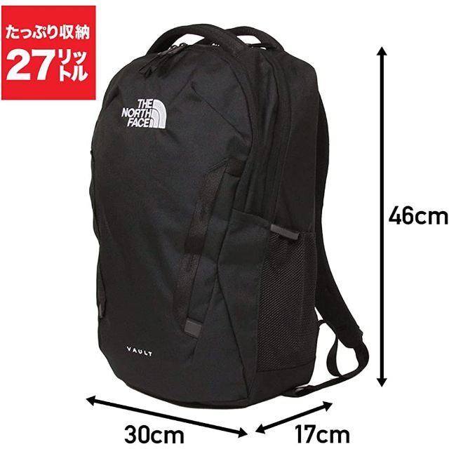 THE NORTH FACE リュック バックパック 黒 VAULT 大容量