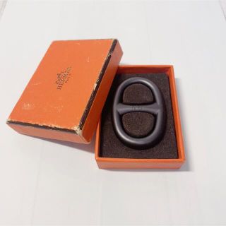 エルメス(Hermes)の⭐️SALE⭐️エルメス　スカーフリング　シェーヌダンクル　金属　マット　グレー(その他)