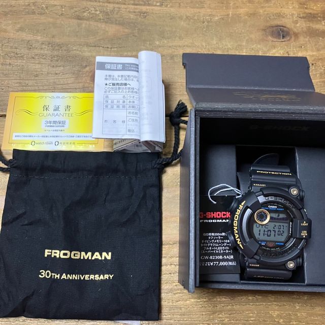 G-SHOCK - FROGMAN GW-8230B-9AJR 30周年記念モデル タグ付き 新品の