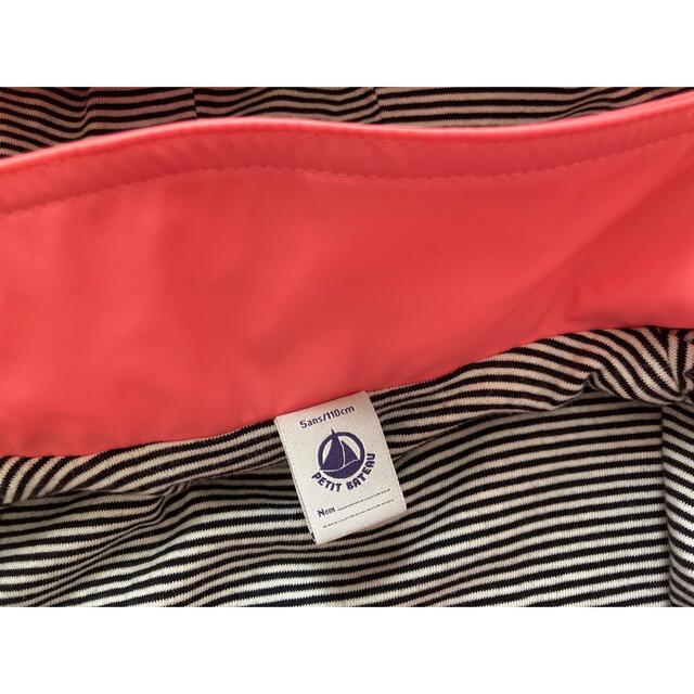 PETIT BATEAU(プチバトー)のプチバトー　レインジャケット　5ans キッズ/ベビー/マタニティのキッズ服女の子用(90cm~)(ジャケット/上着)の商品写真