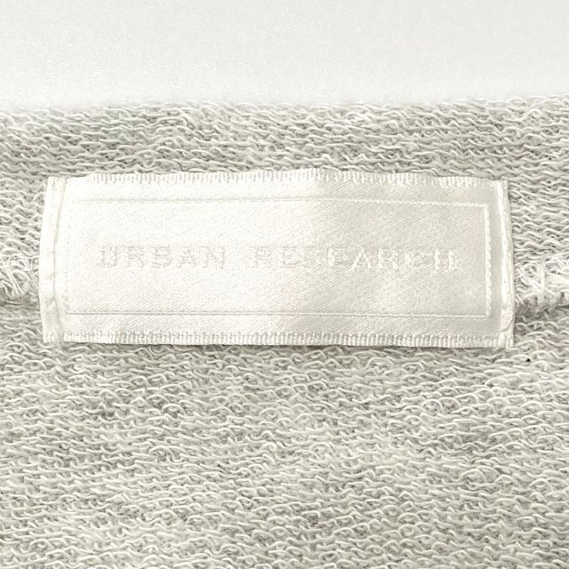 URBAN RESEARCH(アーバンリサーチ)のURBAN RESEARCH　アーバンリサーチ　切りっぱなしドルマンスウェット レディースのトップス(トレーナー/スウェット)の商品写真