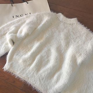 イング(INGNI)のINGNIフェレットフェザーニット♡(ニット/セーター)