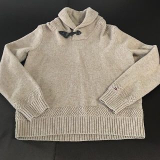 トミーヒルフィガー(TOMMY HILFIGER)の【トミーヒルフィガー】おしゃれセーター カーディガン ベージュ XL(ニット/セーター)