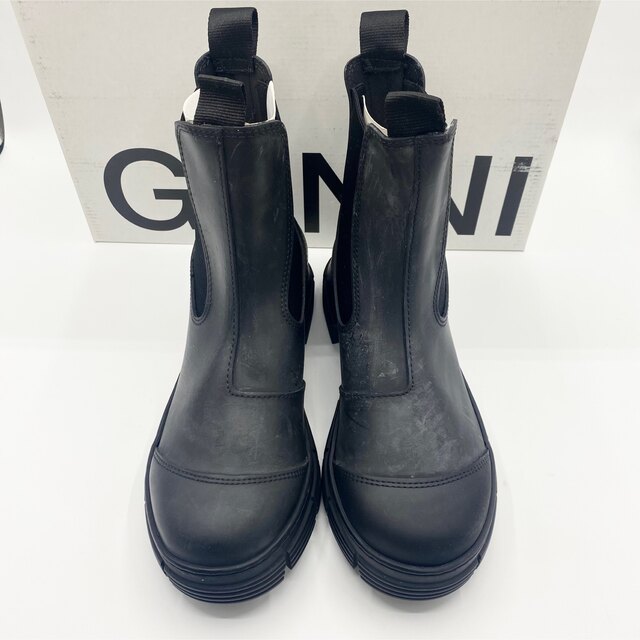 新品未使用！送料込み★Ganni★rubber ankle boots 2