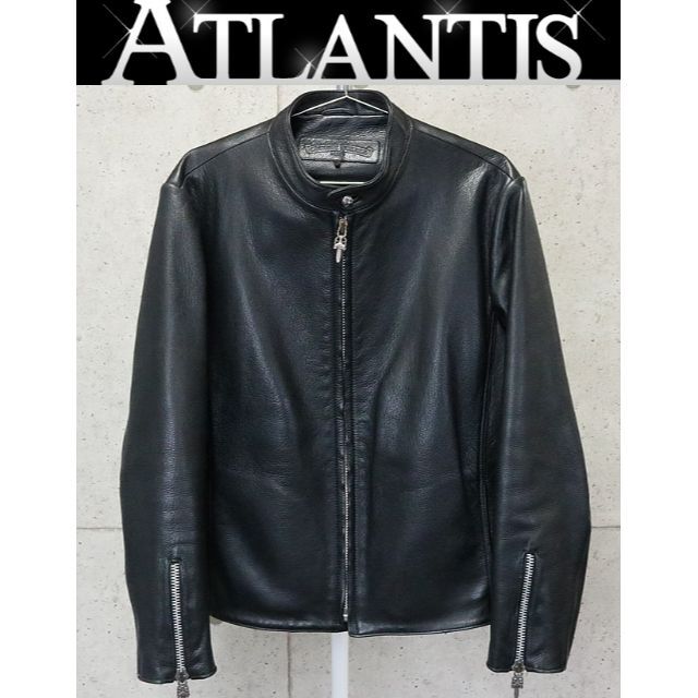 Chrome Hearts - 銀座店 クロムハーツ レーシング2 シングルライダースカーフレザーS 89241の通販 by ATLANTIS