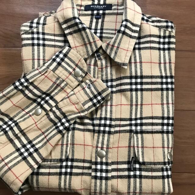 BURBERRY(バーバリー)のBurberry ネルシャツ キッズ/ベビー/マタニティのキッズ服男の子用(90cm~)(ブラウス)の商品写真