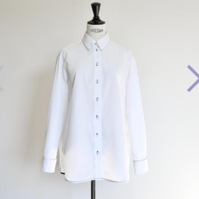 完売❤️新品タグ付 gypsohila ハートボタン ステッチシャツ