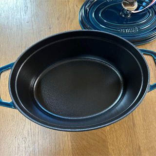 STAUB - 新品 23cm ストウブ オーバル ラメール ピコココット staub の