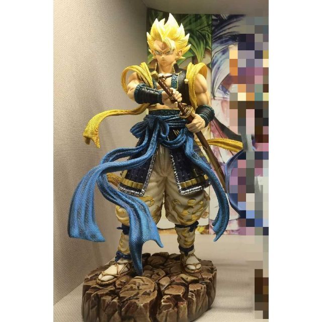 ドラゴンボール ブルマ 武士 フィギュア ガレージキット 塗装