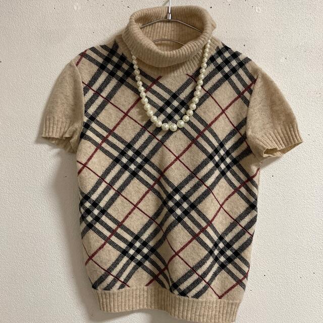 BURBERRY - burberry ノバチェック ハイネックニットの通販 by n｜バーバリーならラクマ