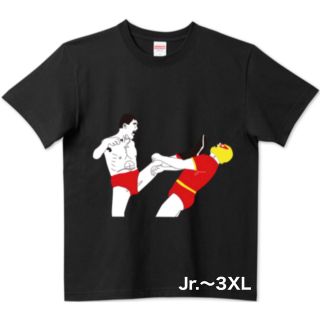 ユナイテッドアスレ(UnitedAthle)の全日本プロレス Tシャツ ジャイアント馬場 16文キック 天龍源一郎 フィギュア(Tシャツ/カットソー(半袖/袖なし))