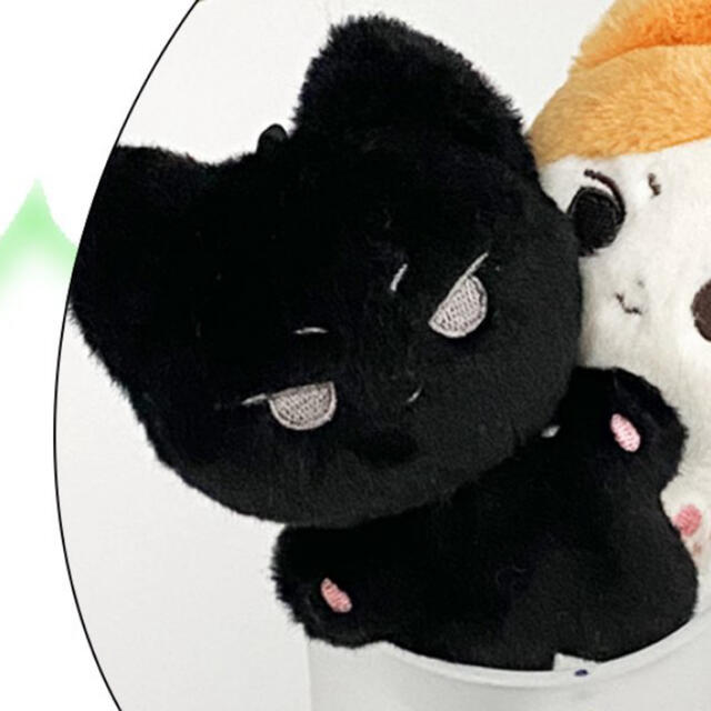 K-POP/アジア未使用 enhypen ジェイ 10cmドール ぬいぐるみ 黒猫