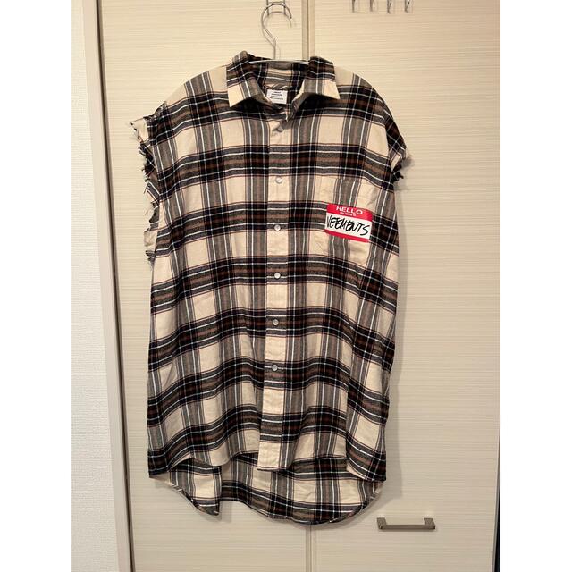 vetements 最終値下げ ノースリーブシャツ - honegori.co.jp