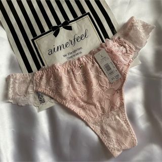 エメフィール(aimer feel)のエメフィール♡Tバック　ショーツ　ピンク　花柄　L 完売(ショーツ)