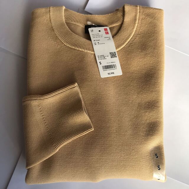 UNIQLO(ユニクロ)のUNIQLOユニクロ/ウォッシャブルストレッチ ミラノリブクルーネックセーター メンズのトップス(ニット/セーター)の商品写真