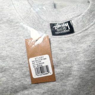 新品】stussy スウェットトレーナー サイズM グレー ベーシック www