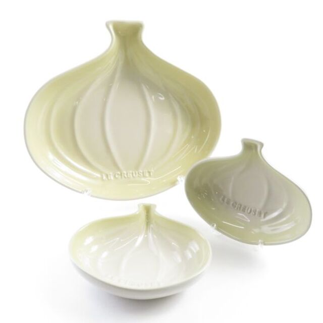 LE CREUSET - ルクルーゼ ベジタブルディッシュ 皿 3枚 プレート LE CREUSET - ルクルーゼ ベジタブルディッシュ 皿 3枚 プレート