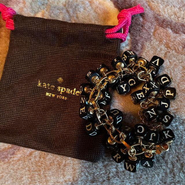 ★kate spade ♠︎" イニシャルブレスレット