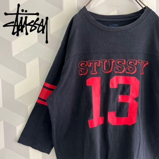 stussy ベースボールシャツ　L size