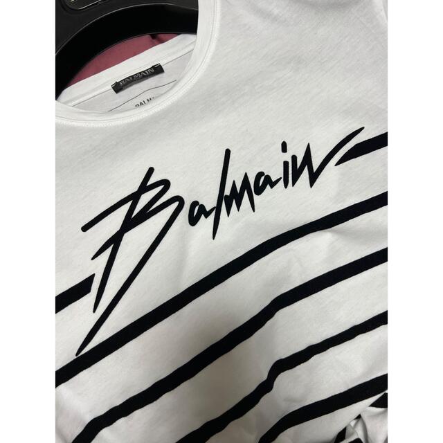 BALMAIN(バルマン)のバルマン　シグネイチャー　Tシャツ メンズのトップス(Tシャツ/カットソー(半袖/袖なし))の商品写真