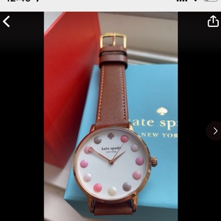 kate spade new york - 【電池新品ベルト新品美品】ケイトスペード腕時計メイクパレット35㎜KSW1253