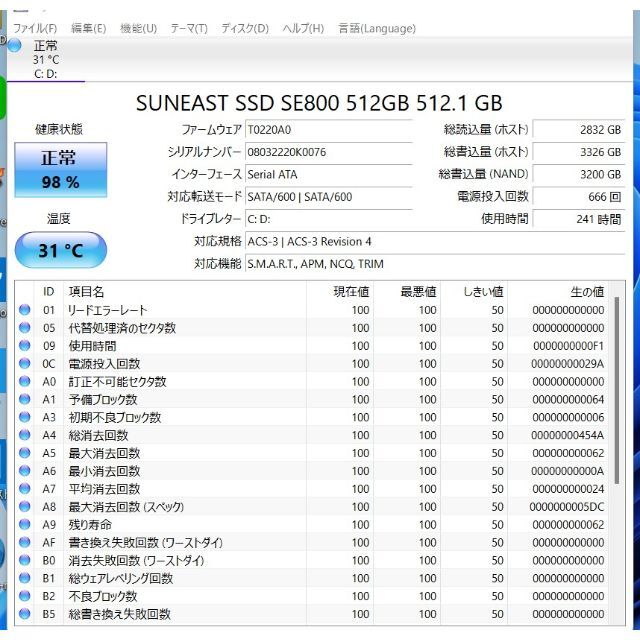 SSD東芝 T75/NB 高性能 i7-4510U/メモリ8GB/爆速SSD512GB