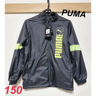 プーマ(PUMA)の新品　PUMA キッズ　ウインドブレーカージャケット　ブラック　150(ジャケット/上着)