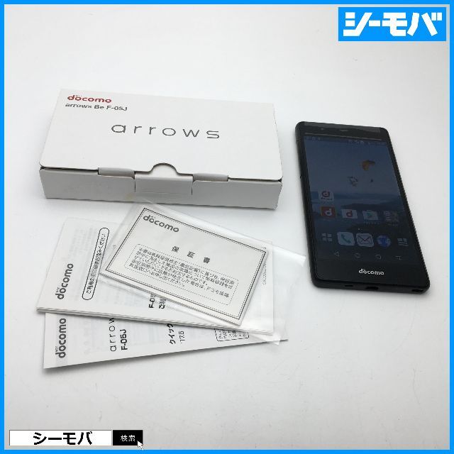 813SIMフリーdocomo arrows Be F-05Jブラック未使用品