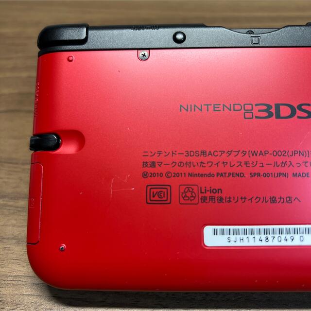 ニンテンドー3DS LL レッド×ブラック ACアダプター付
