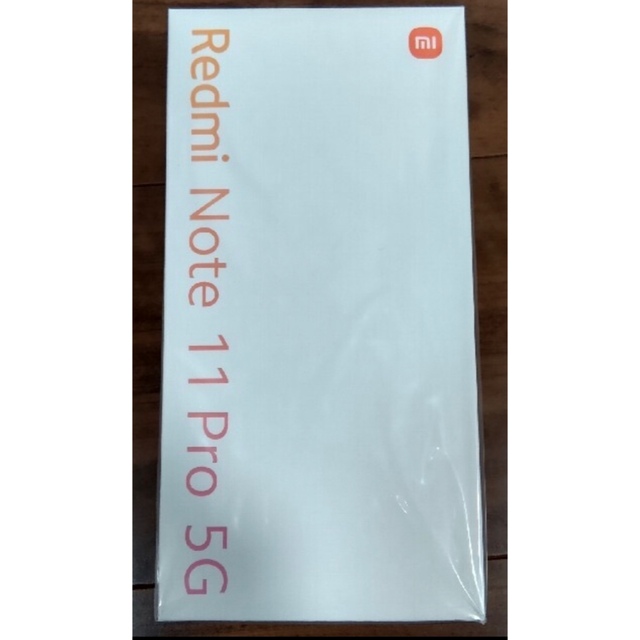 スマートフォン本体Xiaomi Redmi Note 11 pro 5G ホワイト
