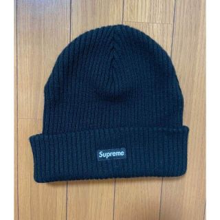 シュプリーム(Supreme)のsupreme wide rib beanie black(ニット帽/ビーニー)