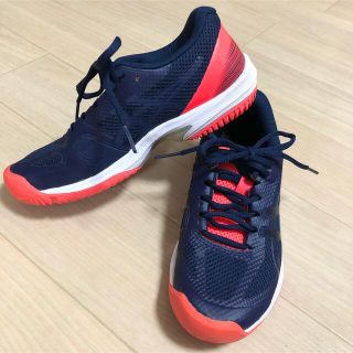 アシックス(asics)の美品！アシックス　コートスピード　FF 22.5cm 23 テニスシューズ(シューズ)