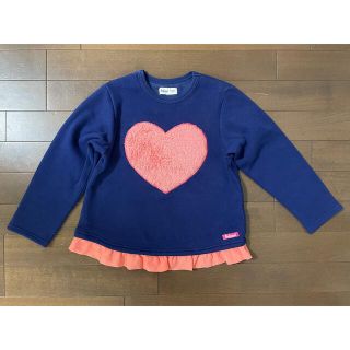 キムラタン(キムラタン)の☆キムラタン☆  裏起毛　トレーナー　女の子　１２０㎝(Tシャツ/カットソー)