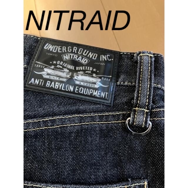 NITRAID ナイトレイド ブラック デニム XL ジーンズ-eastgate.mk