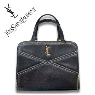 サンローラン(Saint Laurent)のYvesSaintLaurent イブサンローラン　レア　ハンドバッグ  レザー(ハンドバッグ)