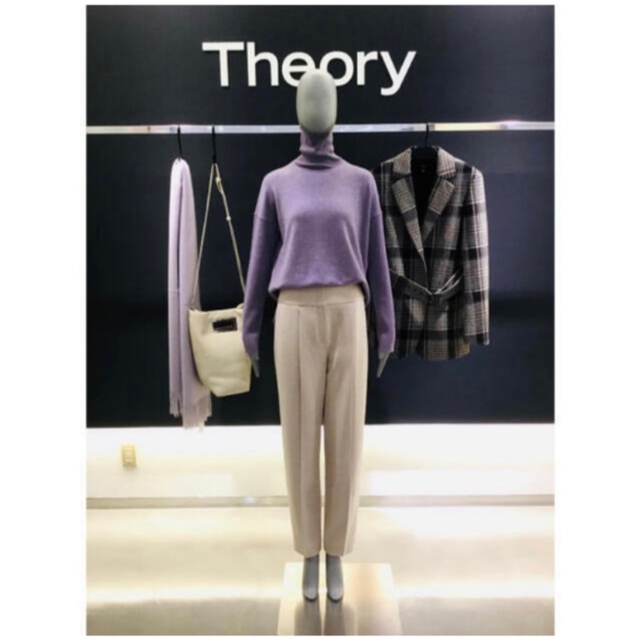 Theory 20aw ハイウエストパンツ - カジュアルパンツ