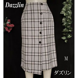 ダズリン(dazzlin)のダズリン レディーススカートチェック柄カジュアル(ロングスカート)