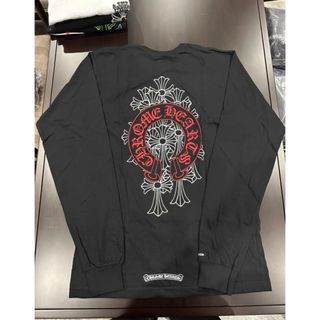 クロムハーツ(Chrome Hearts)のChrome Hearts クロムハーツ 長袖Tシャツ  レッドシャドウクロス (Tシャツ/カットソー(七分/長袖))