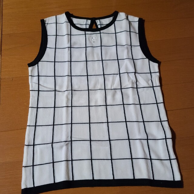 Courreges(クレージュ)のクレージュ　ノースリーブ レディースのトップス(Tシャツ(半袖/袖なし))の商品写真